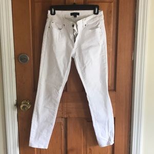 Perfect Condition Ann Taylor Curvy Fit White Jeans
